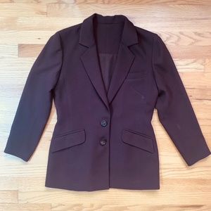 Chocolate brown blazer